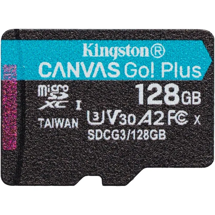 Card de memorie MicroSD Kingston Canvas GO Plus