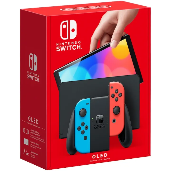 Consola Nintendo Switch OLED (Neon Blue/Red)