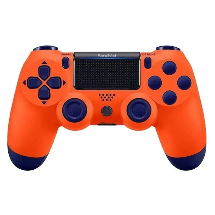 Gamepad, REDKID®, Wireless, DualShock, Compatibil cu PlayStation 4