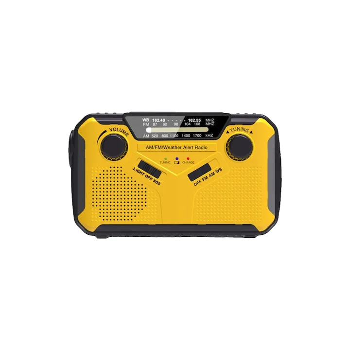 Radio portabil camping, lampa LED